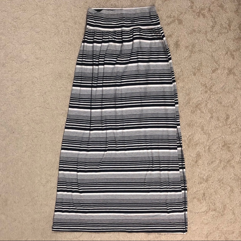 Striped Maxi Skirt